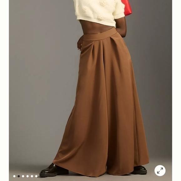 Amazing Brown Palazzo Pants from Anthropologie - Picture 2 of 13
